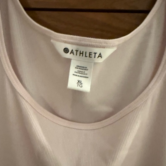 Athleta SIGNATURE RIB SQUARE NECK CROP TANK Size XL - Picture 4 of 11